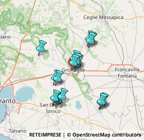 Mappa Via Risorgimento, 74023 Grottaglie TA, Italia (6.25333)