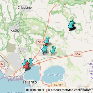 Mappa Via P.Nenni, 74123 Paolo VI TA, Italia (5.02)