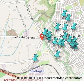 Mappa Piazza IV Novembre, 74023 Grottaglie TA, Italia (0.561)