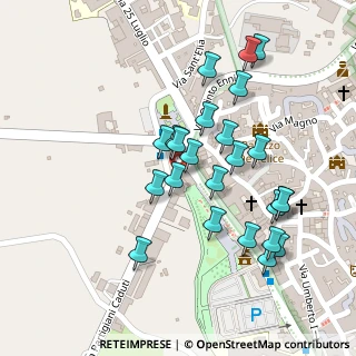 Mappa Piazza IV Novembre, 74023 Grottaglie TA, Italia (0.125)