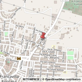 Mappa Via San Vito, 121, 72021 Francavilla Fontana, Brindisi (Puglia)