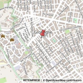 Mappa Via Fratelli Bandiera, 28, 74023 Grottaglie, Taranto (Puglia)