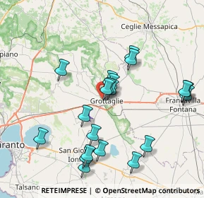 Mappa Via Vecchio Macello, 74023 Grottaglie TA, Italia (8.232)