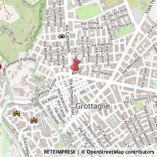 Mappa Via Ennio,  121, 74023 Grottaglie, Taranto (Puglia)