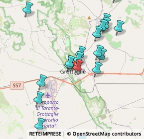 Mappa Via Vittorio Emanuele III, 74023 Grottaglie TA, Italia (4.7905)