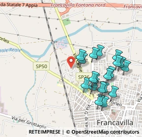Mappa Via Luigi de Tommaso, 72021 Francavilla Fontana BR, Italia (0.5275)