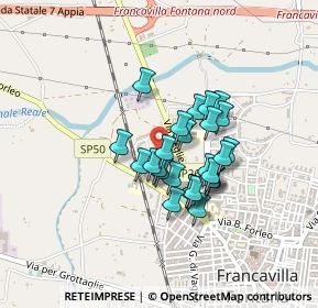 Mappa Via Luigi de Tommaso, 72021 Francavilla Fontana BR, Italia (0.325)