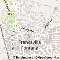 Kartta Francavilla Fontana