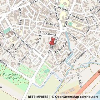 Mappa Via San Mauro, 54, 10036 Settimo Torinese, Torino (Piemonte)