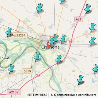 Mappa Via Cadore, 26100 Cremona CR, Italia (6.2475)
