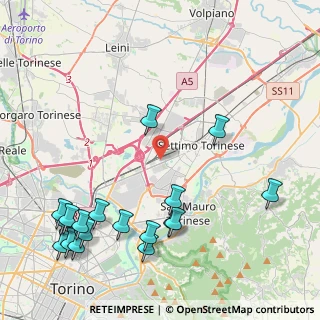 Mappa Città Commerciale, 10036 Settimo Torinese TO, Italia (5.47611)