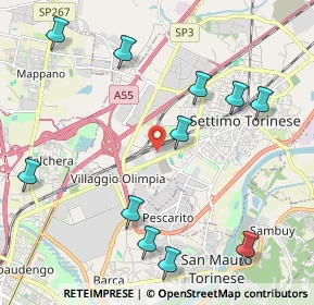 Mappa Città Commerciale, 10036 Settimo Torinese TO, Italia (2.48636)