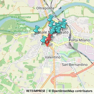 Mappa Via Cristoforo Colombo, 15033 Casale Monferrato AL, Italia (0.70143)