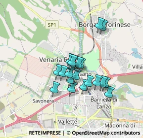 Mappa Poliamb. EtraMedica, 10078 Venaria Reale TO, Italia (1.2725)