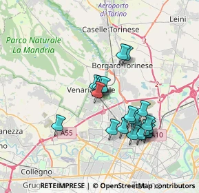 Mappa Poliamb. EtraMedica, 10078 Venaria Reale TO, Italia (3.143)