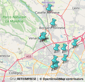 Mappa Poliamb. EtraMedica, 10078 Venaria Reale TO, Italia (3.99273)