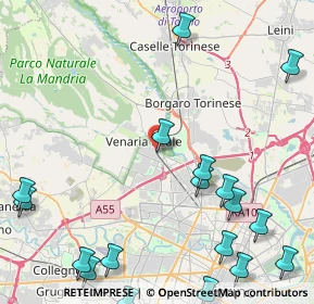 Mappa Poliamb. EtraMedica, 10078 Venaria Reale TO, Italia (6.27211)