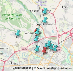 Mappa Poliamb. EtraMedica, 10078 Venaria Reale TO, Italia (3.5925)