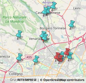 Mappa Poliamb. EtraMedica, 10078 Venaria Reale TO, Italia (4.38533)