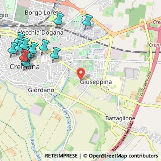 Mappa Via Flaminia, 26100 Cremona CR, Italia (1.54786)