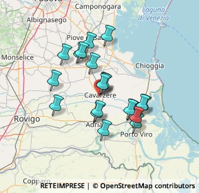 Mappa Via Armando Diaz, 30014 Cavarzere VE, Italia (11.158)