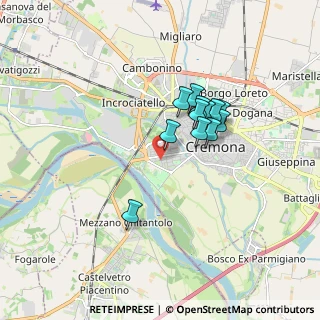 Mappa Via degli Arenili, 26100 Cremona CR, Italia (1.3225)