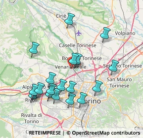 Mappa Via Trento, 10078 Venaria Reale TO, Italia (7.87947)