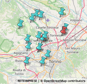 Mappa Via Trento, 10078 Venaria Reale TO, Italia (6.595)