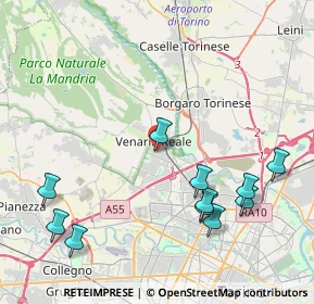 Mappa Via Trento, 10078 Venaria Reale TO, Italia (4.78909)