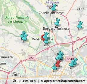 Mappa Via Trento, 10078 Venaria Reale TO, Italia (4.42714)