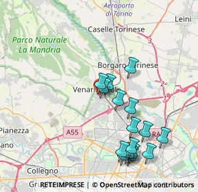 Mappa Via Trento, 10078 Venaria Reale TO, Italia (4.04375)