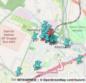 Mappa Via Trento, 10078 Venaria Reale TO, Italia (0.6115)