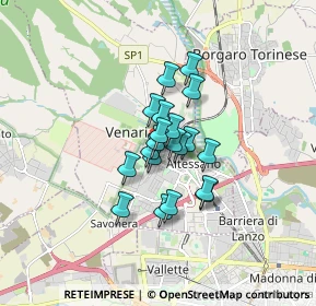 Mappa Via Trento, 10078 Venaria Reale TO, Italia (1.0185)