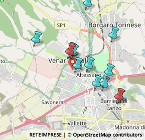 Mappa Via Trento, 10078 Venaria Reale TO, Italia (1.66143)