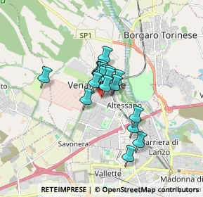 Mappa Via Trento, 10078 Venaria Reale TO, Italia (0.96)