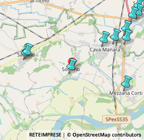 Mappa Via Roma, 27048 Sommo PV, Italia (3.07)