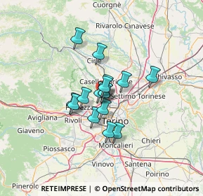 Mappa Via Lelio Silva, 10078 Venaria Reale TO, Italia (8.10125)
