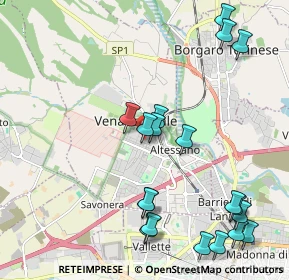 Mappa Via Lelio Silva, 10078 Venaria Reale TO, Italia (2.47684)