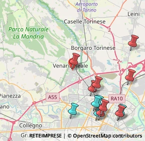 Mappa Via Lelio Silva, 10078 Venaria Reale TO, Italia (5.15308)