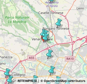 Mappa Via Lelio Silva, 10078 Venaria Reale TO, Italia (6.12)