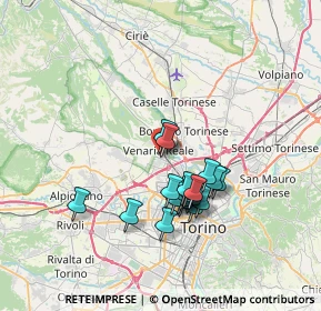 Mappa Via Lelio Silva, 10078 Venaria Reale TO, Italia (5.97526)
