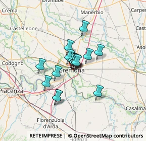 Mappa Via Fabbrica del Vetro Vecchia, 26100 Cremona CR, Italia (8.01)