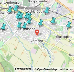 Mappa Via Fabbrica del Vetro Vecchia, 26100 Cremona CR, Italia (1.20067)
