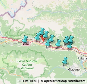 Mappa 10050 San Didero TO, Italia (5.69833)