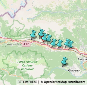 Mappa 10050 San Didero TO, Italia (5.3025)