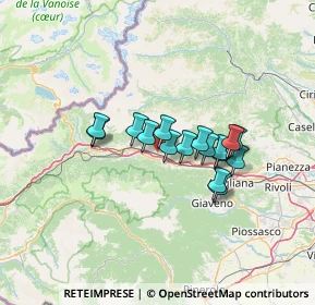 Mappa 10050 San Didero TO, Italia (9.79375)