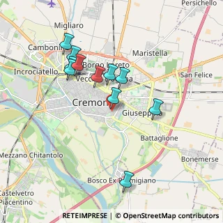 Mappa Via Alfredo Pernice, 26100 Cremona CR, Italia (1.74818)