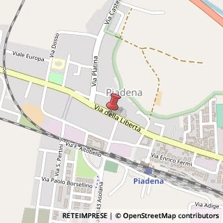 Mappa Via della Libertà, 54, 26034 Piadena, Cremona (Lombardia)