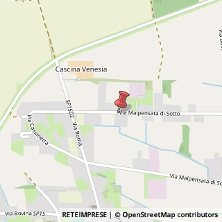 Mappa Via Malpensata di Sotto, 15, 27040 Mezzanino, Pavia (Lombardia)