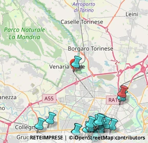 Mappa Via Piave, 10078 Venaria Reale TO, Italia (6.6725)